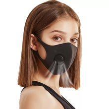 Lade das Bild in den Galerie-Viewer, Community Masken: Designer Ventil-Gesichtsmaske - Black Label - (waschbar)
