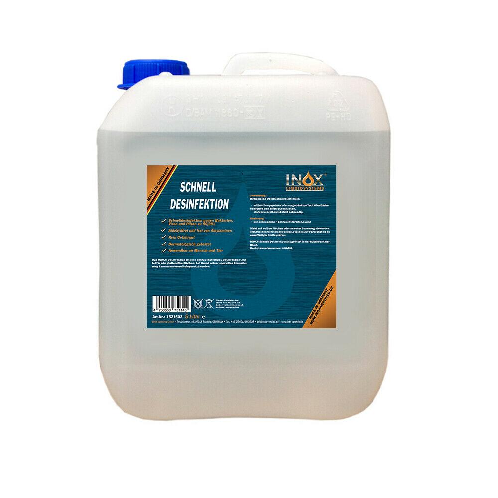 5 Liter INOX® Schnelldesinfektion, Flächenreiniger, z.B. gegen COVID-19
